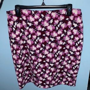 Banana Republic Floral Business Skirt